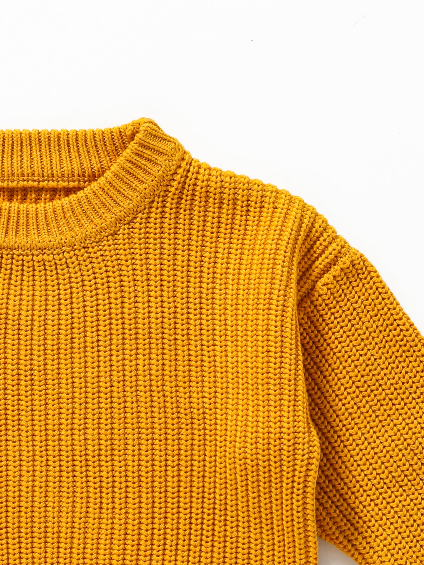 Girls Mustard Winter Sweater