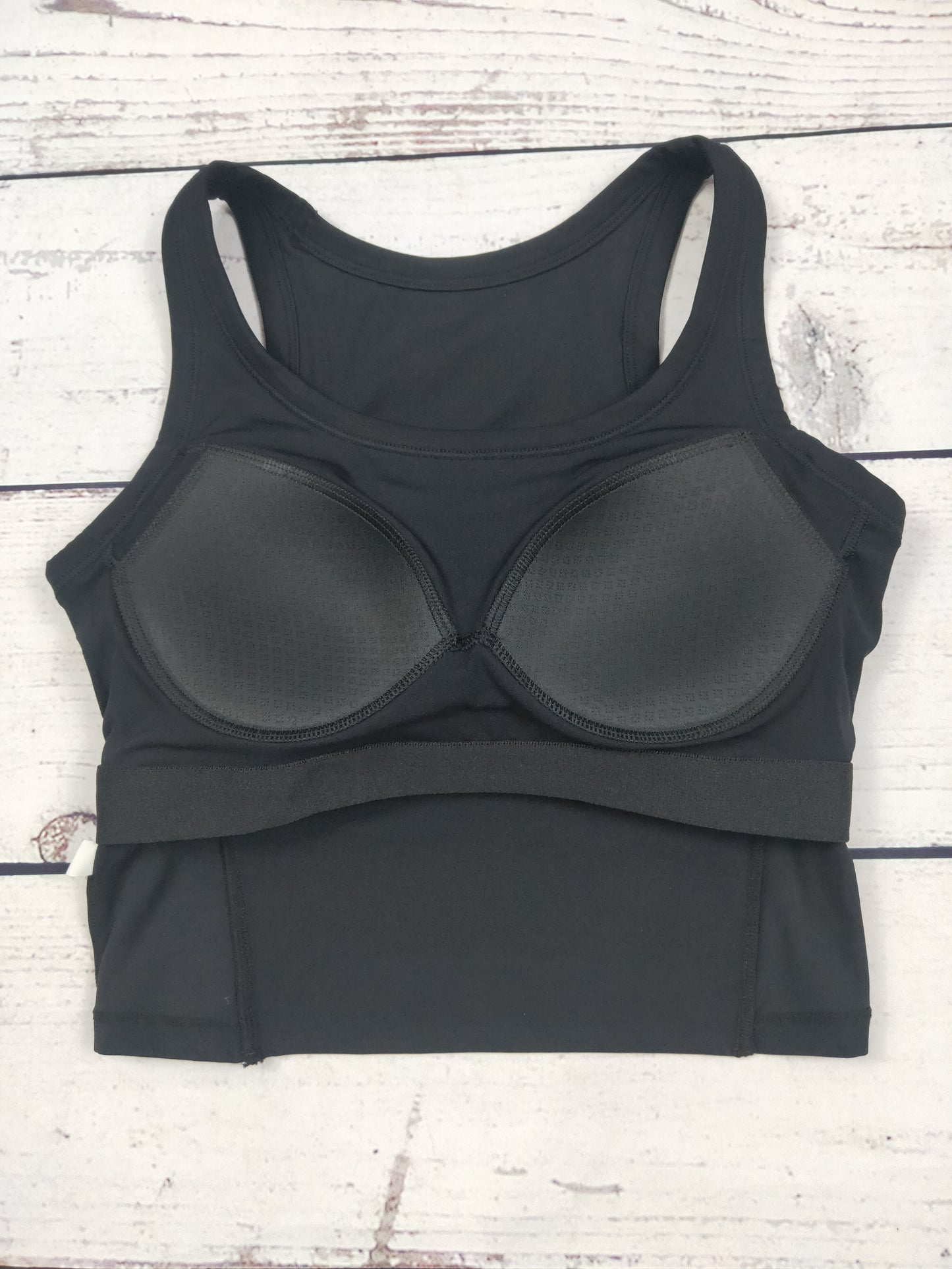 Black Women Sports Top Cropped Tank