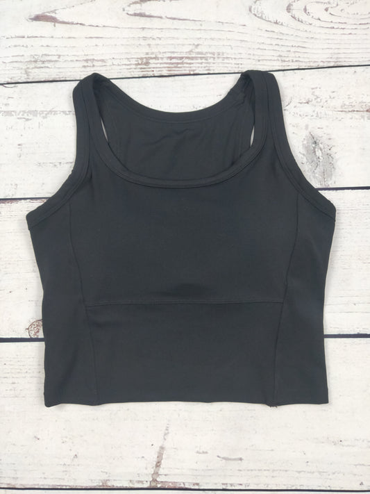 Black Women Sports Top Cropped Tank