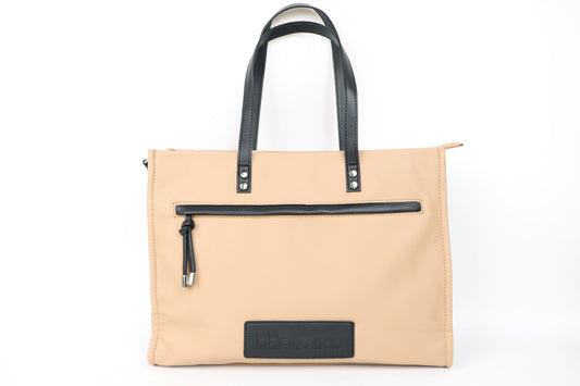 Khaki Crossbody Tote Bag