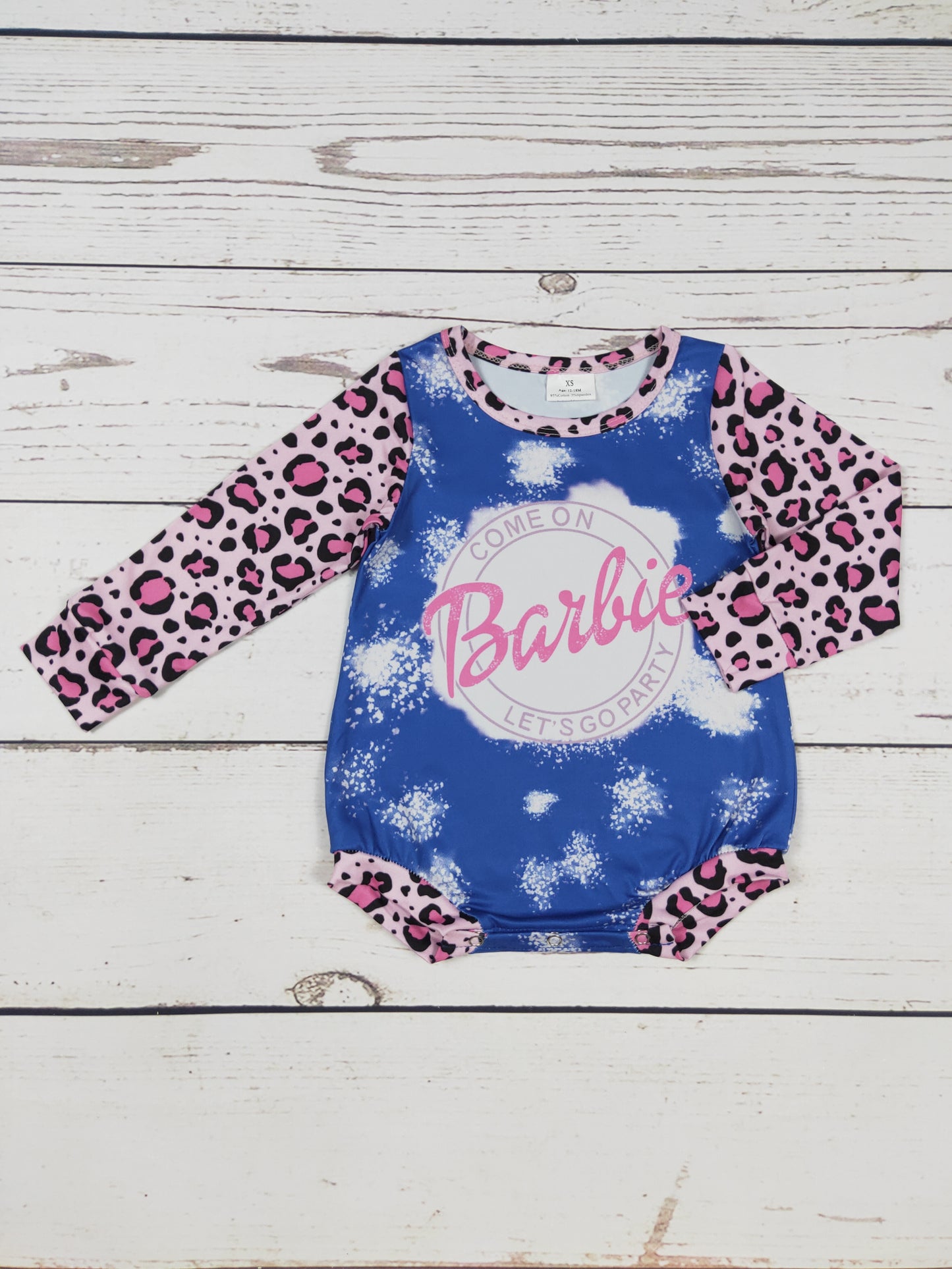 Baby Pink Cheetah Bubble