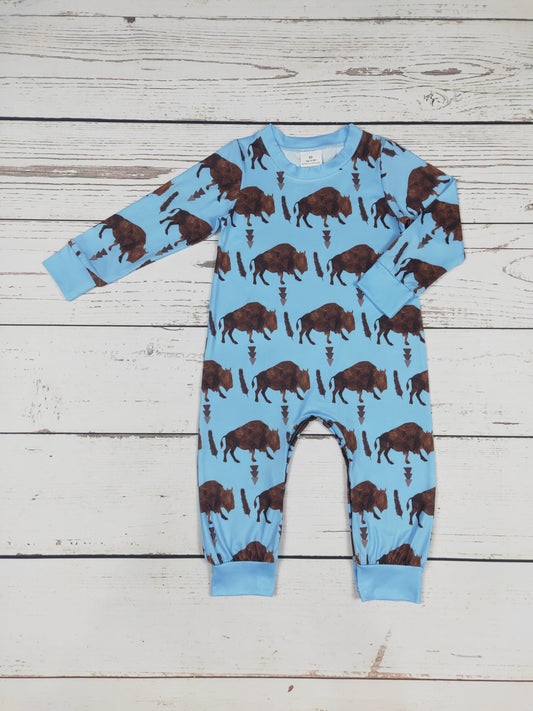 Baby Cows Print Romper