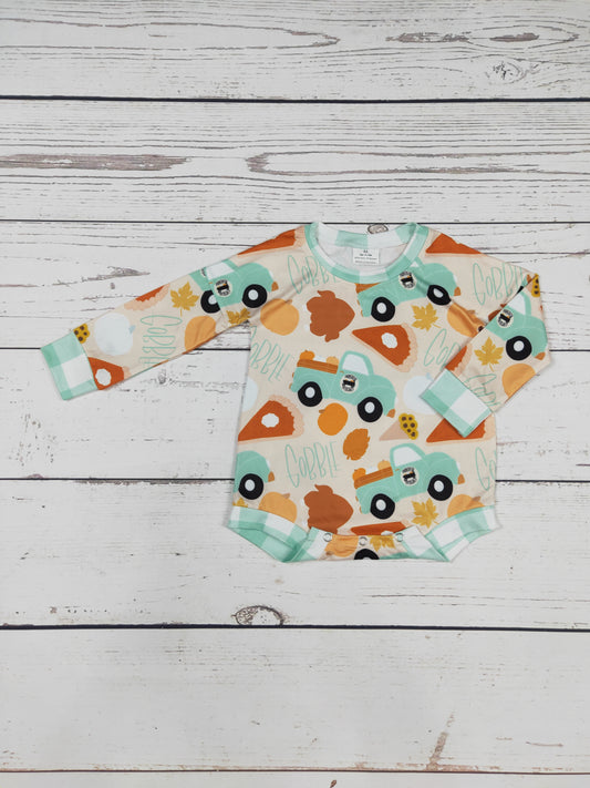 Gobble Baby Thanksgiving Bubble