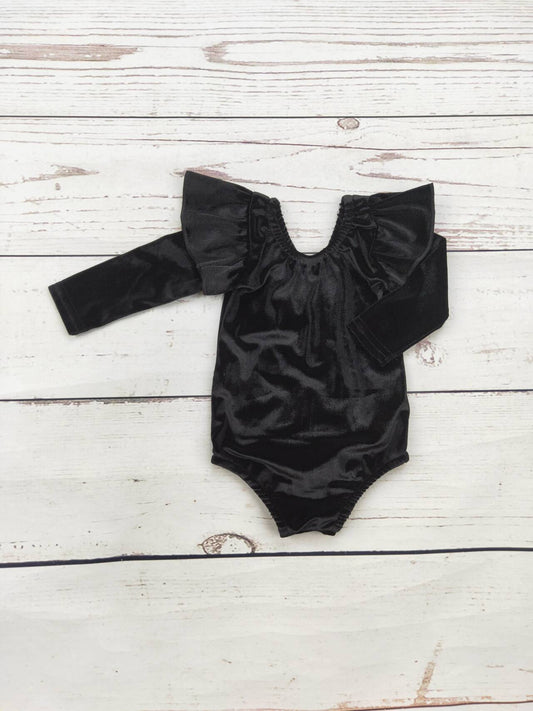 Baby Black Velvet Onesie