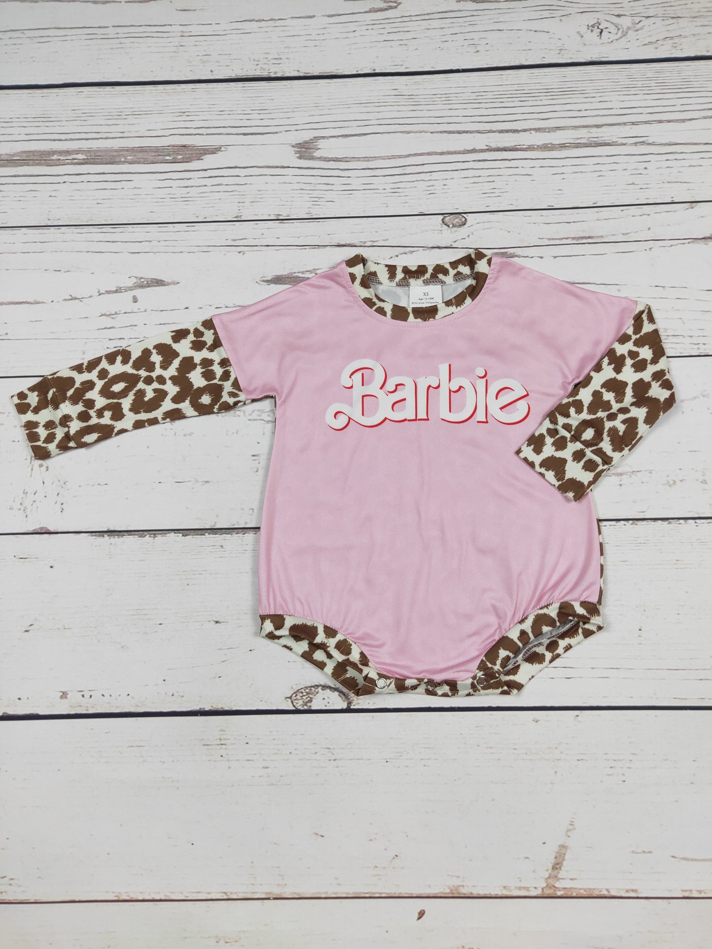 Baby Pink Cheetah Bubble