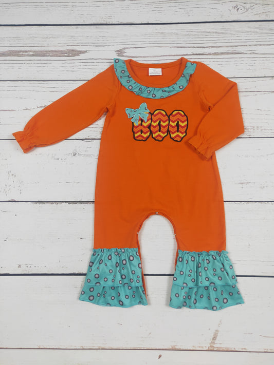 Baby Halloween Boo Appliqué Romper