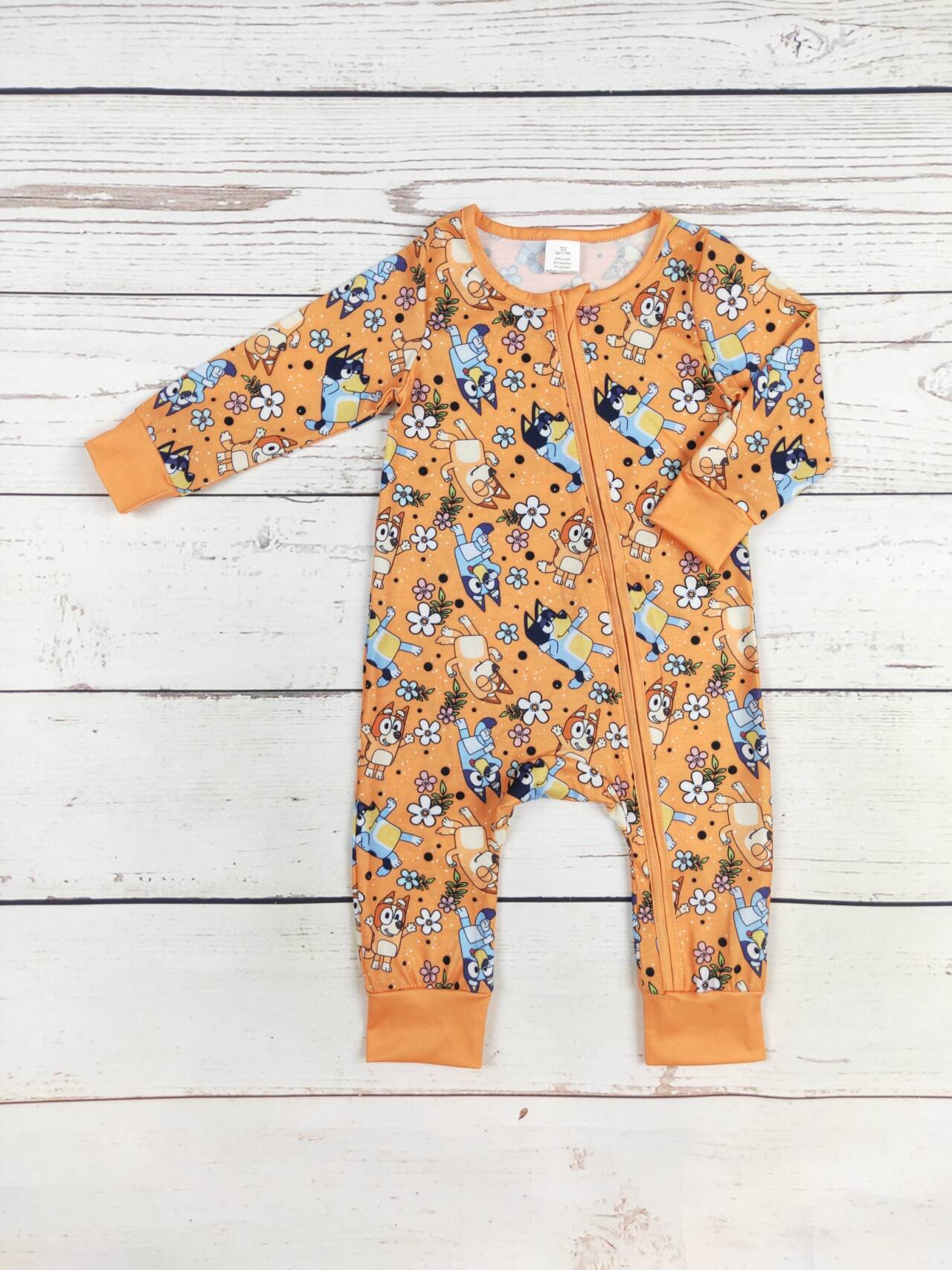 Baby Character Flower Bamboo Zippy Sleeper