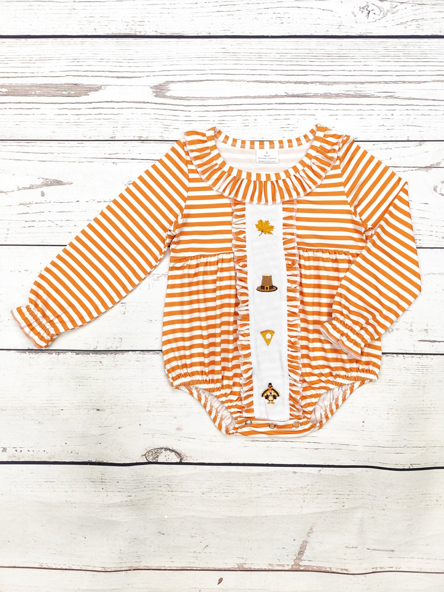 Baby Turkey Printed Thanksgiving Bubble