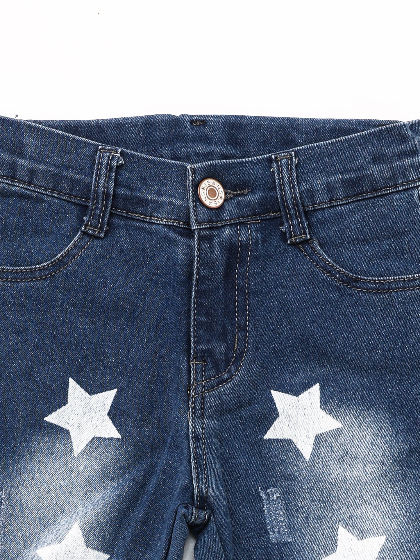 Kids Stars Printed Flare Jeans