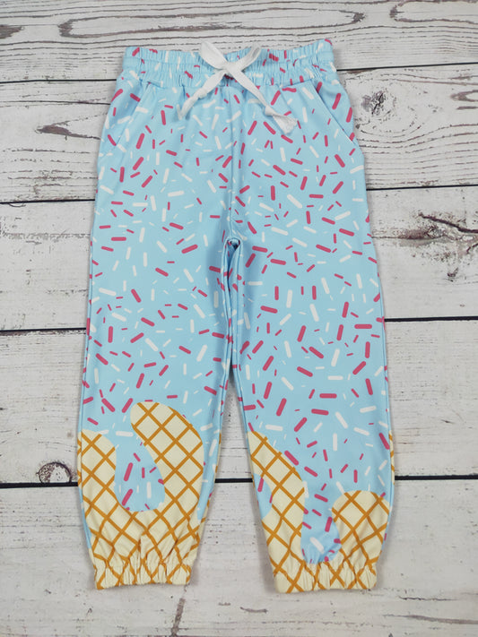 Ice Cream Drip Printed Kids Joggers