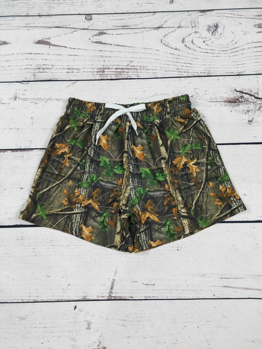 Camouflage Print Baby Boys Swim Trunks