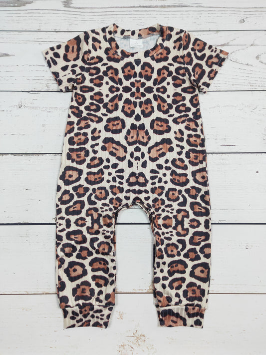 Leopard Printed Baby Kids Romper