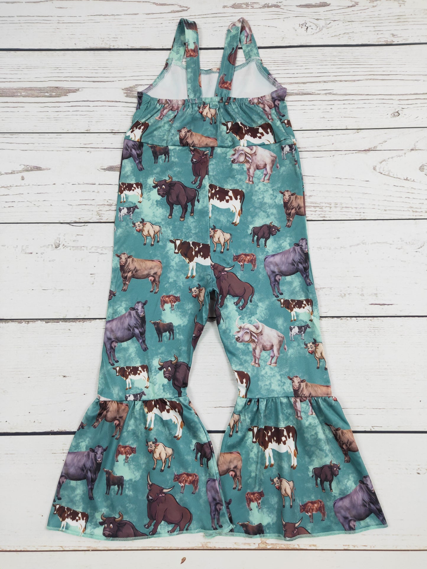 Baby Girls Cows Printed Jumpsuit