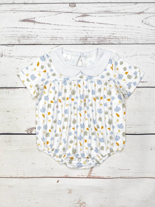 Baby Pumpkin Print Fall Bubble