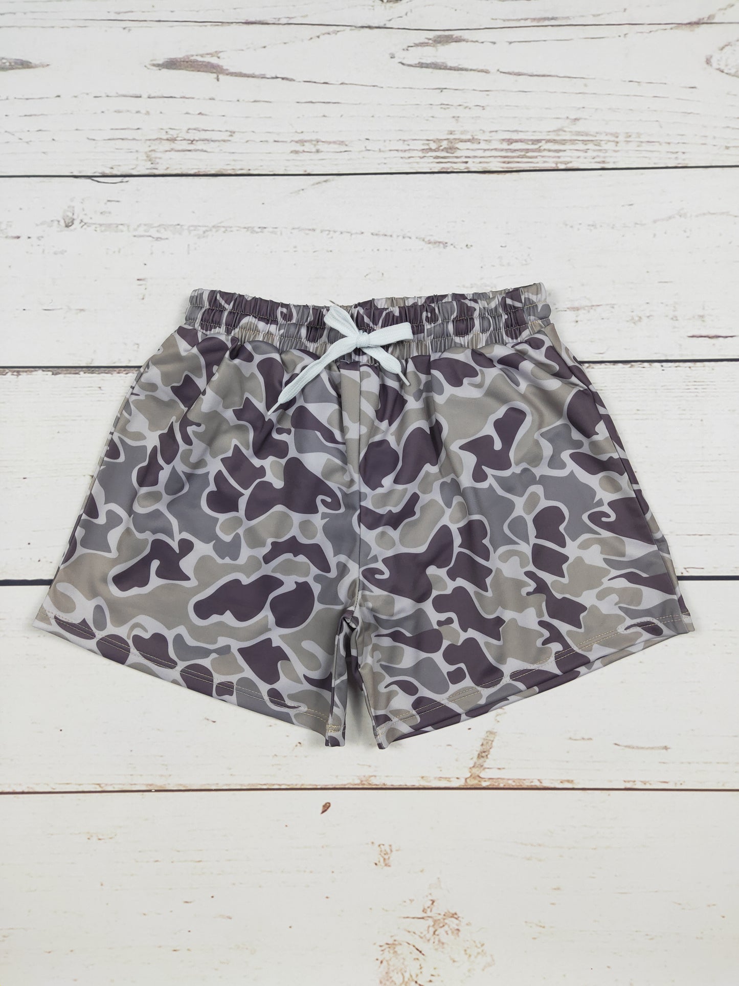 Camouflage Printed Boy Summer Swimwear