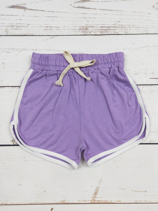 Kids Purple Color Summer Shorts