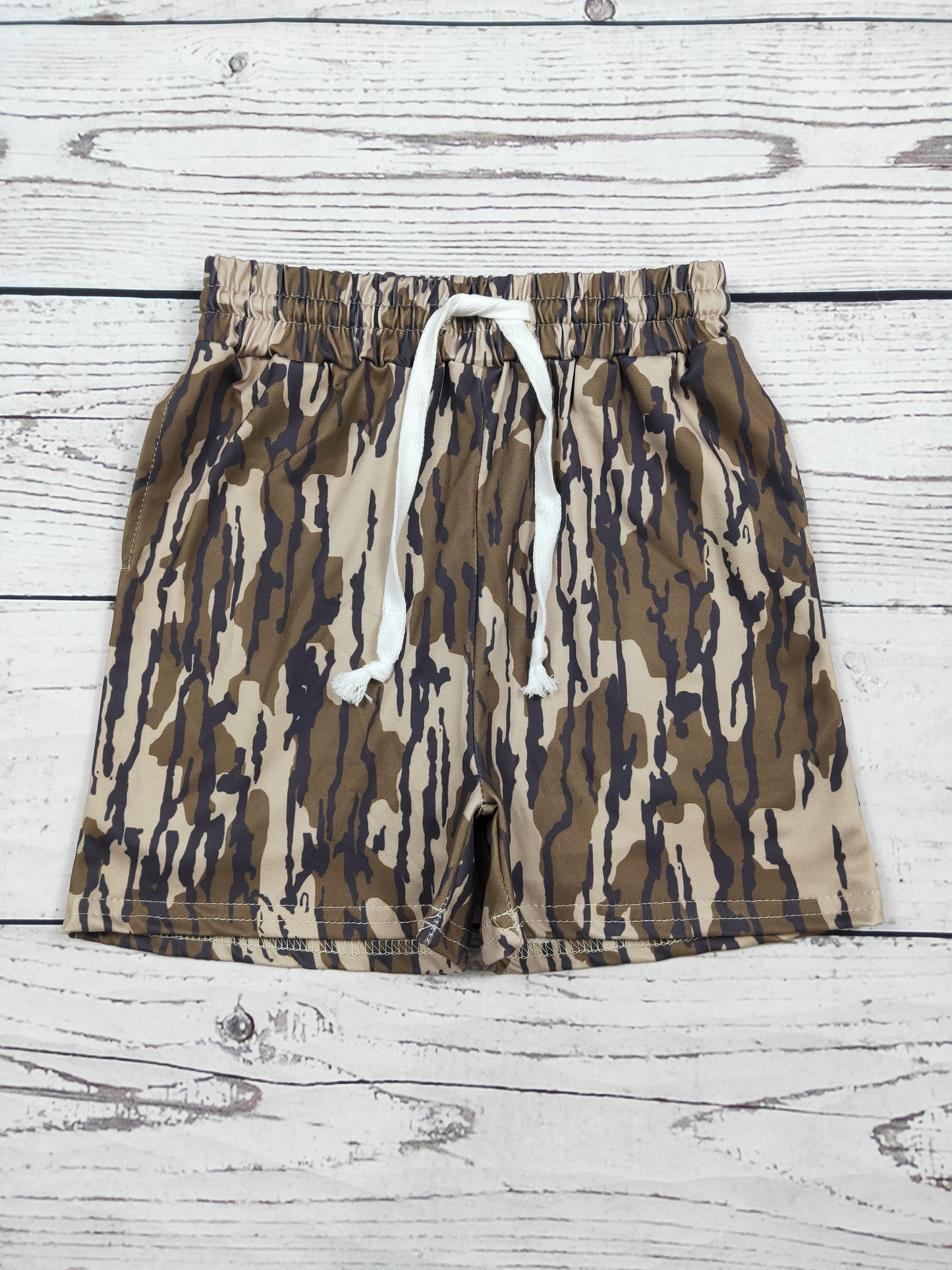 Wholesale Boys Camouflage Printed Shorts