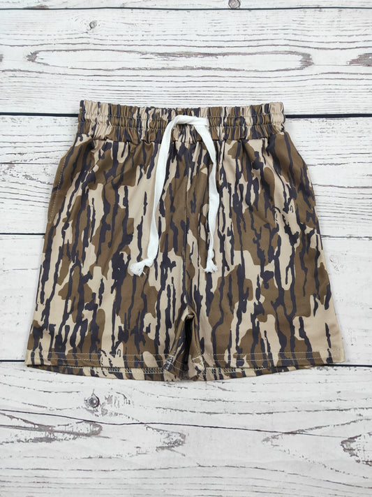 Wholesale Boys Camouflage Printed Shorts
