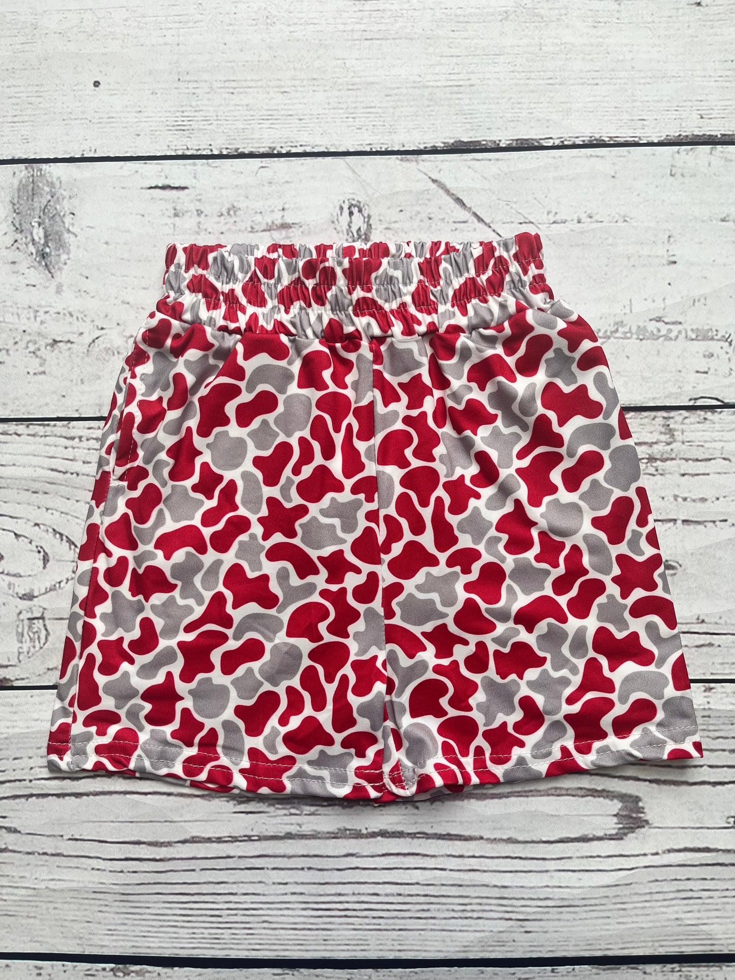 Toddler Boys Camouflage Printed Shorts with Pockets