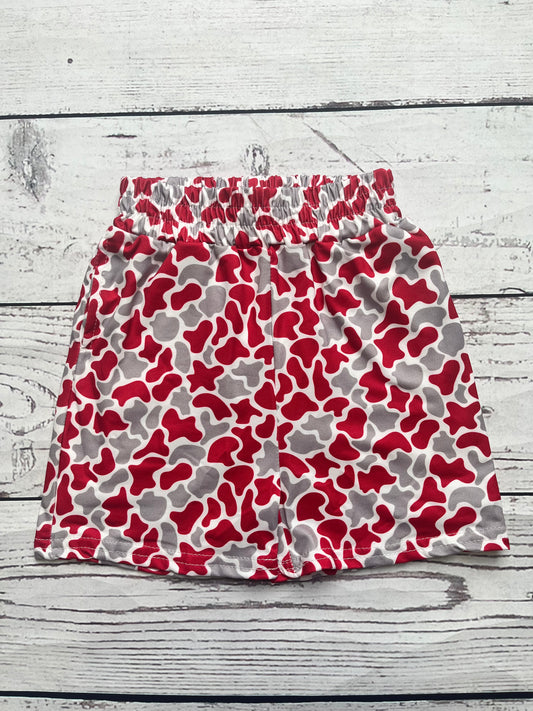 Toddler Boys Camouflage Printed Shorts with Pockets